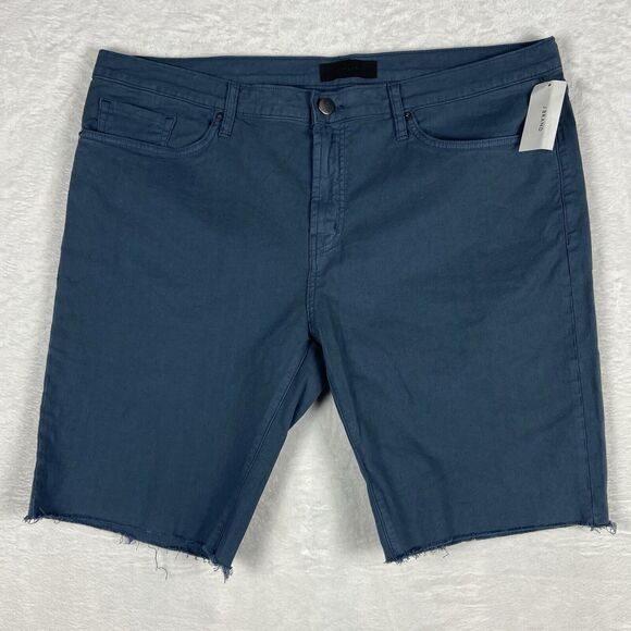 J Brand Tilite Eli Raw Hem Cut Off Denim Jorts Shorts Mens 40 Raw Hem Preppy - Picture 1 of 9